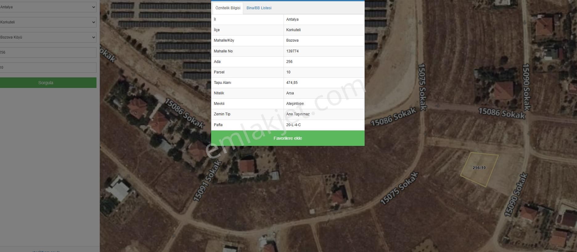 Korkuteli Bozova Satılık Arsa - Görsel 2