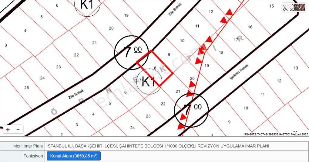 Başakşehir Şahintepe 102 M2 Satılık Arsa - Görsel 2