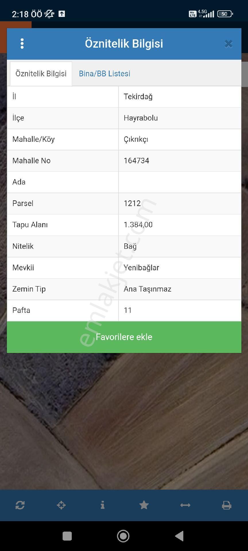 Tek Tapu Bağ Bahçe Ev Yapılabilir