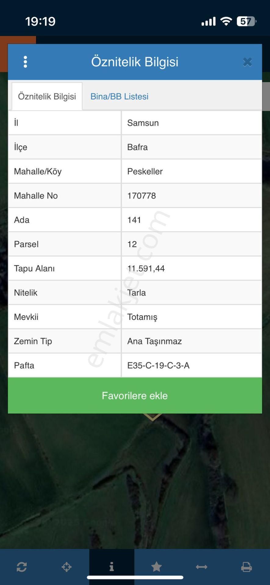 Bafra Toki Bölgesinde İmar Sınırında Yatırımlık Tarla - Görsel 9