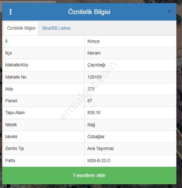 Meram Çayırbağın’da Mustakil 839 M² Çift Yola Cephe Satılık Arsa - Görsel 2