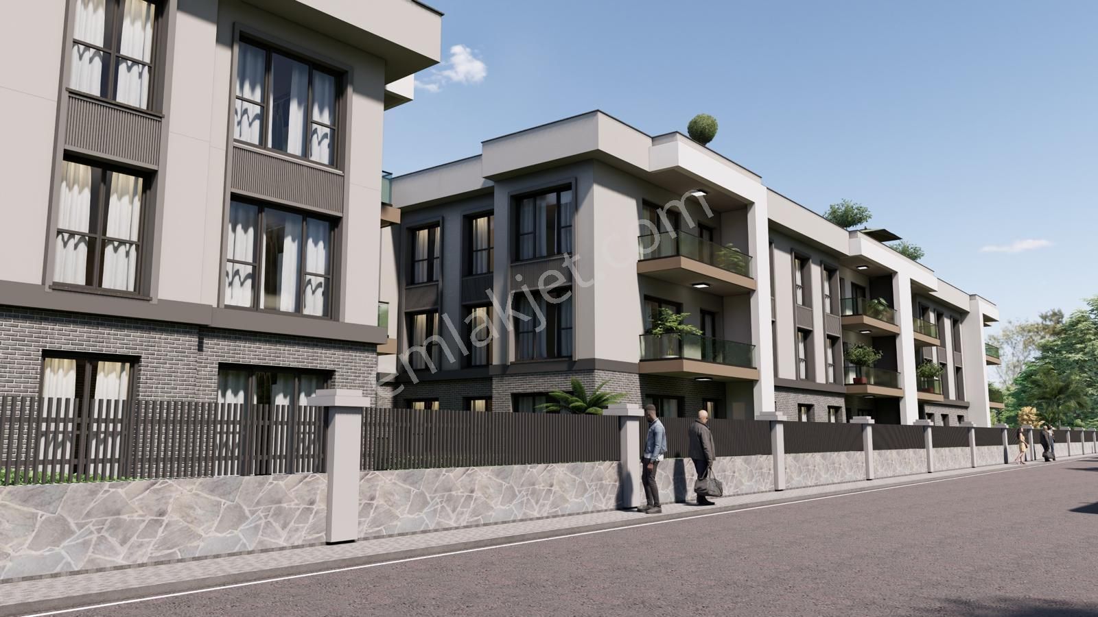 Karasuda Botanik Lüks Sitede Fıtness Çocuk Oyun Parkı Yarı Olimpik Havuz - Görsel 12