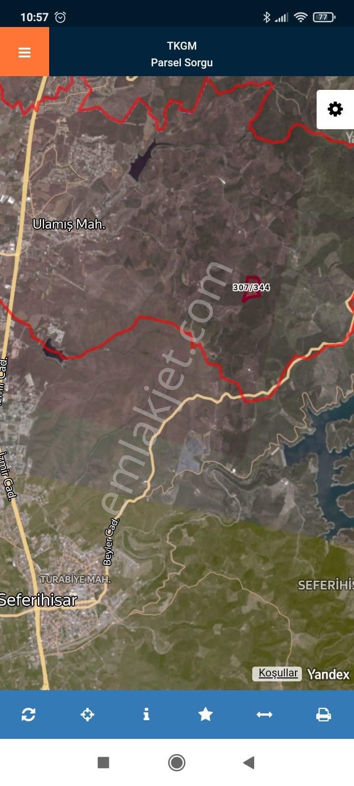 İzmir Seferihisar Ulamış Mahallesi 12.125, M2 Satılık Zeytinlik - Görsel 7