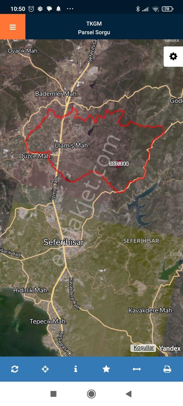 İzmir Seferihisar Ulamış Mahallesi 12.125, M2 Satılık Zeytinlik - Görsel 6