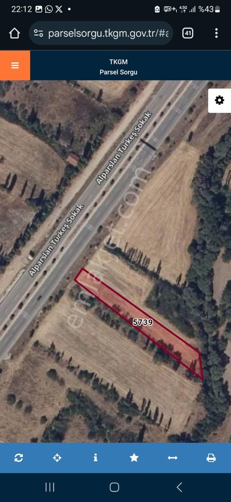 Antalya Yoluna Sıfır Satılık Tarla - Görsel 4