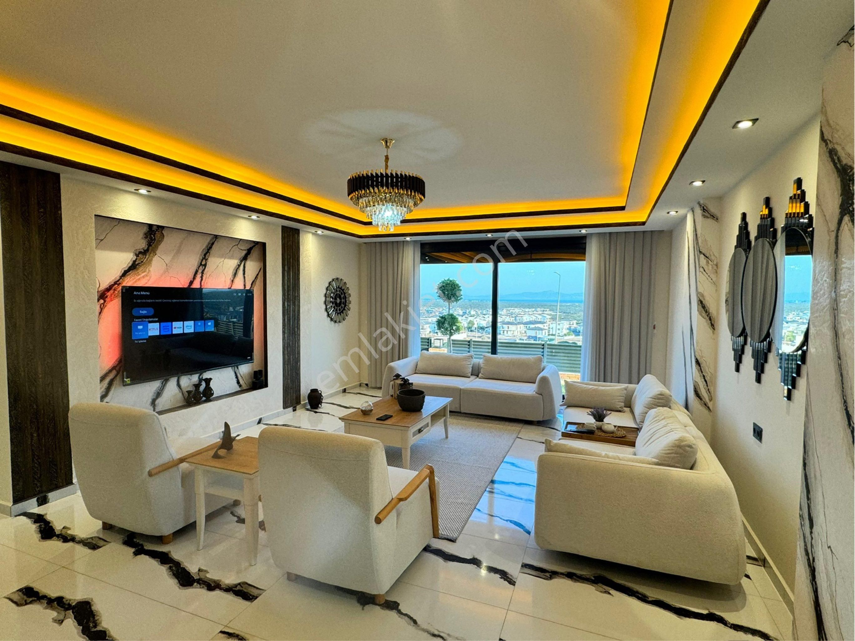 Didimde Deniz Ve Ada Manzaralı Satılık 6+1 Lüx Villa - Görsel 6