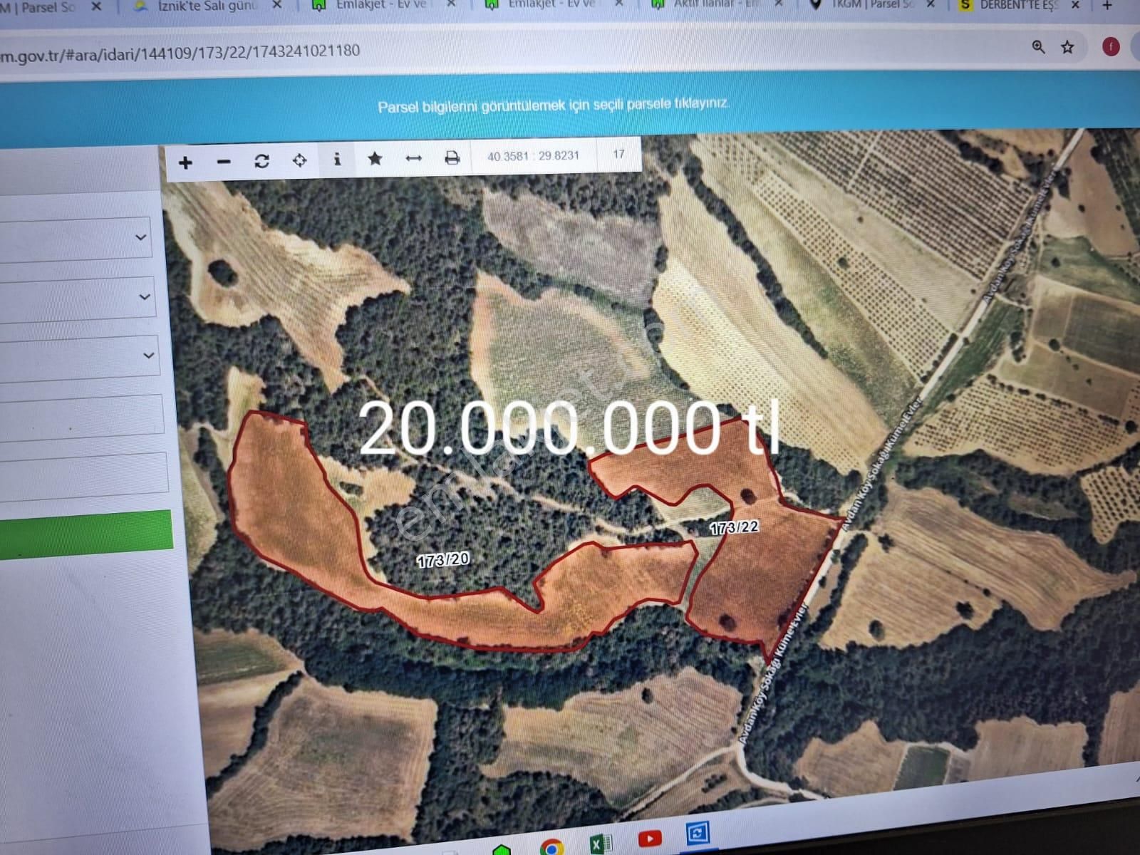 İznik-osmaneli Bölgesinde Uygun Satılık Araziler - Görsel 10