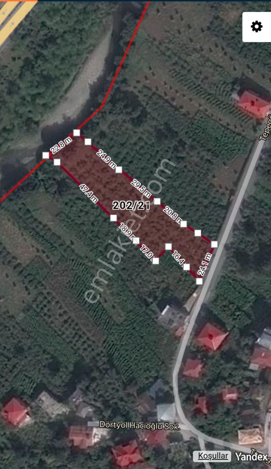 Akçaabat Dörtyol’ Da Eğimsiz Yatırımlık 2605 M2 Satılık Fındık Arazisi - Görsel 22
