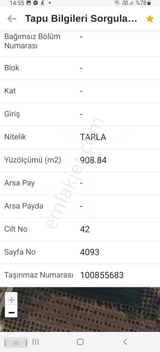 Döşemealtı Kömürcülerde Satılık Tarla Vasfında Arsa - Görsel 2