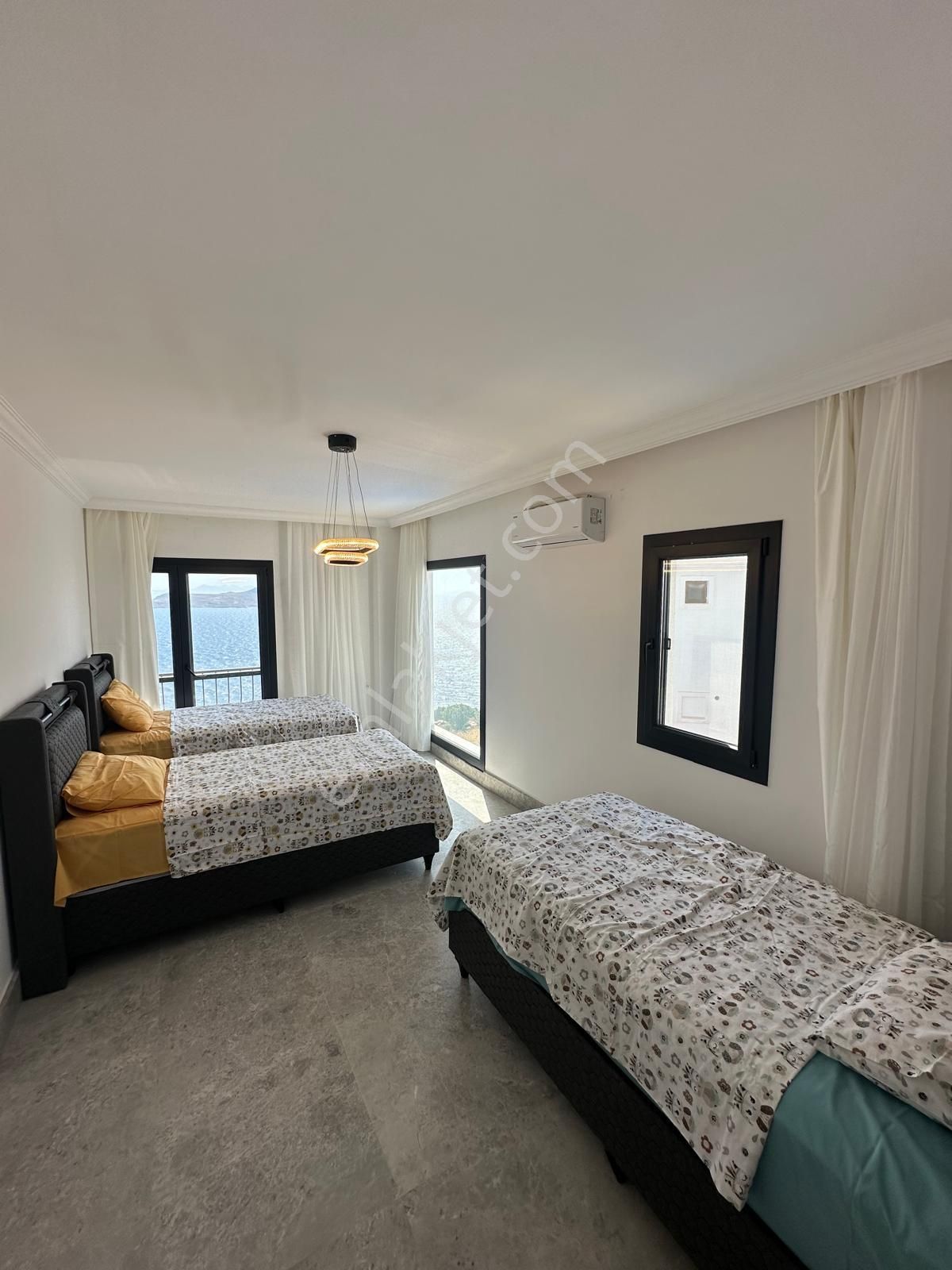 Gündoğan Kızılburunda Satılık Lüx Havuzlu Full Eşyalı Full Manzaralı 4+1 Villa - Görsel 9