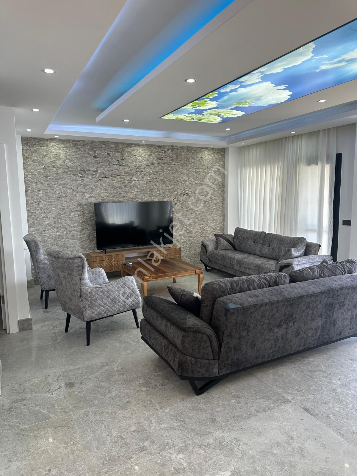 Gündoğan Kızılburunda Satılık Lüx Havuzlu Full Eşyalı Full Manzaralı 4+1 Villa - Görsel 7