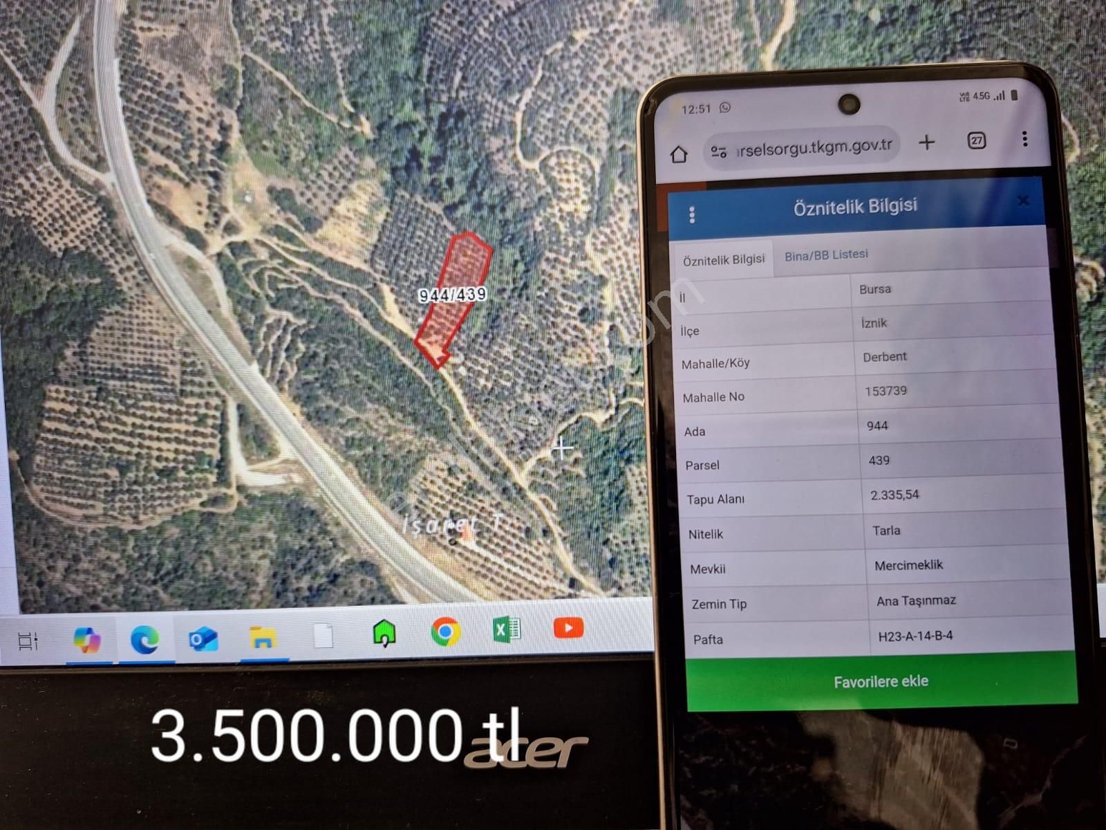 İznik Bölgesinde Satılık Hesaplı Müstakil Araziler - Görsel 13