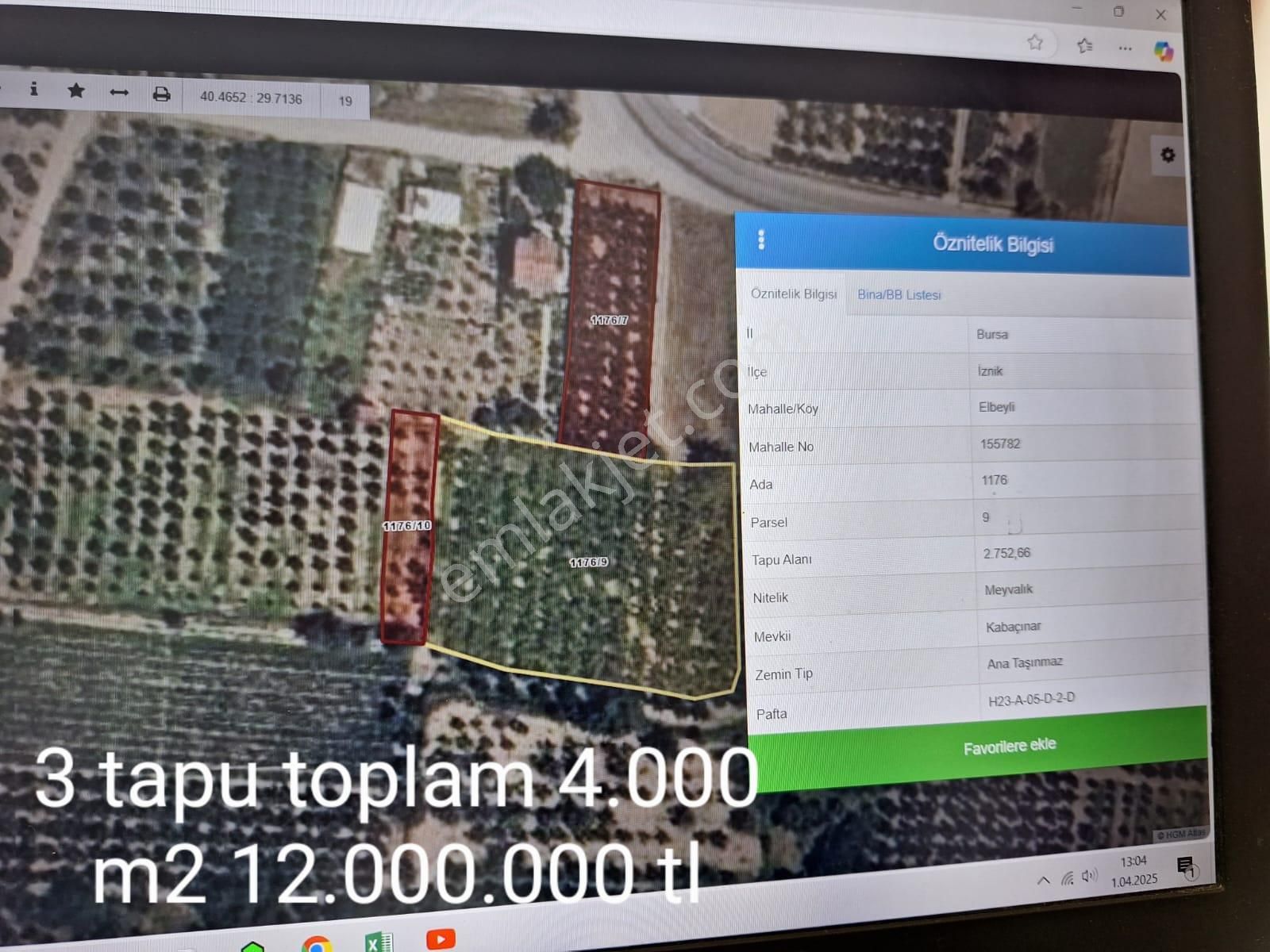 İznik Bölgesinde Satılık Hesaplı Müstakil Araziler - Görsel 11