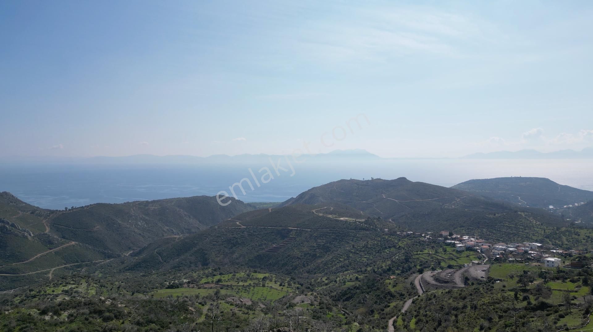 Milas Çökertme Bozalan'da Gökova Körfezi Manzaralı 4.005m² Zeytinli Tarla - Görsel 6