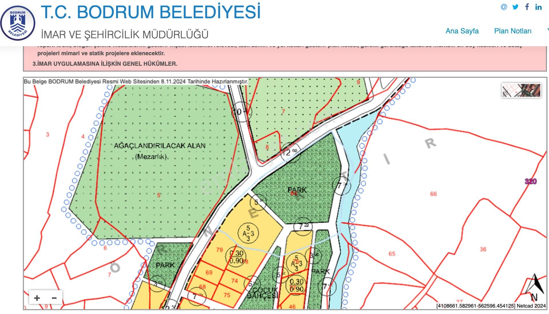 Muğla Bodrum Mumcular'da 38 Konut İçin Uygun 9465m² Arsa - Görsel 5