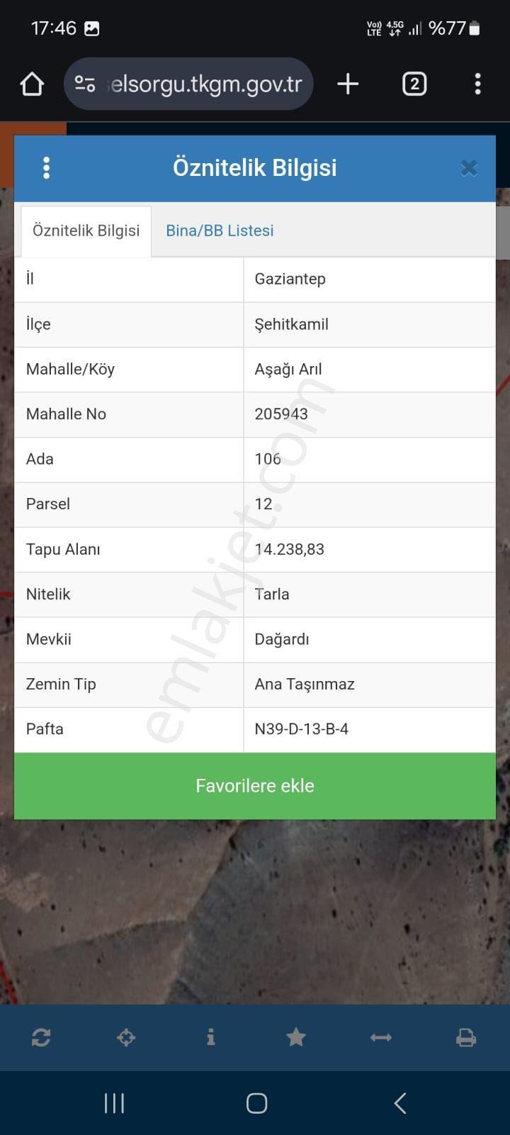 Bilge Emlaktan Aşağı Arılda Satlık Arazi - Görsel 3