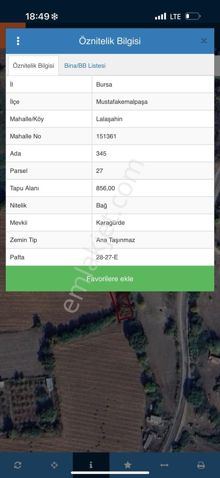 Lalaşahin Mahallesi 900 M2si Planda - Görsel 3