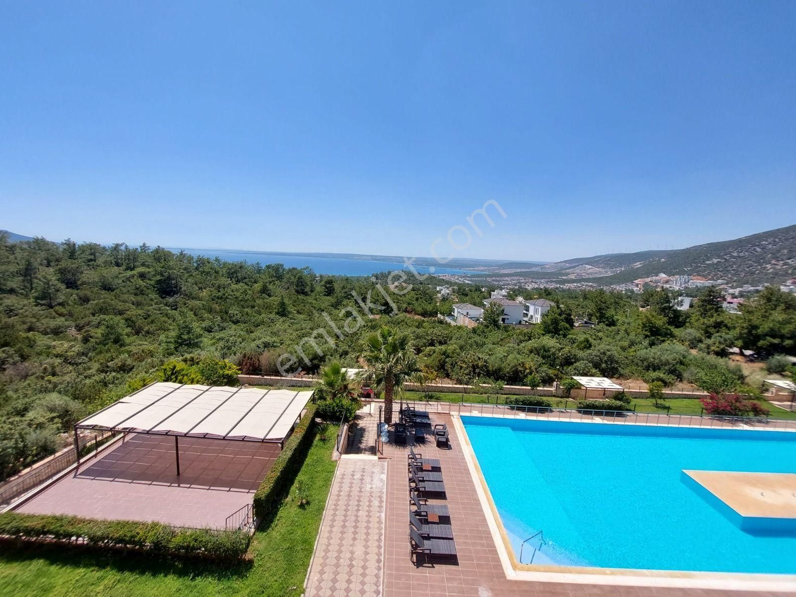 Didim Akbükte Satılık Havuzlu Sitede Deniz Manzaralı 3+1 Eşyalı Dublex - Görsel 7