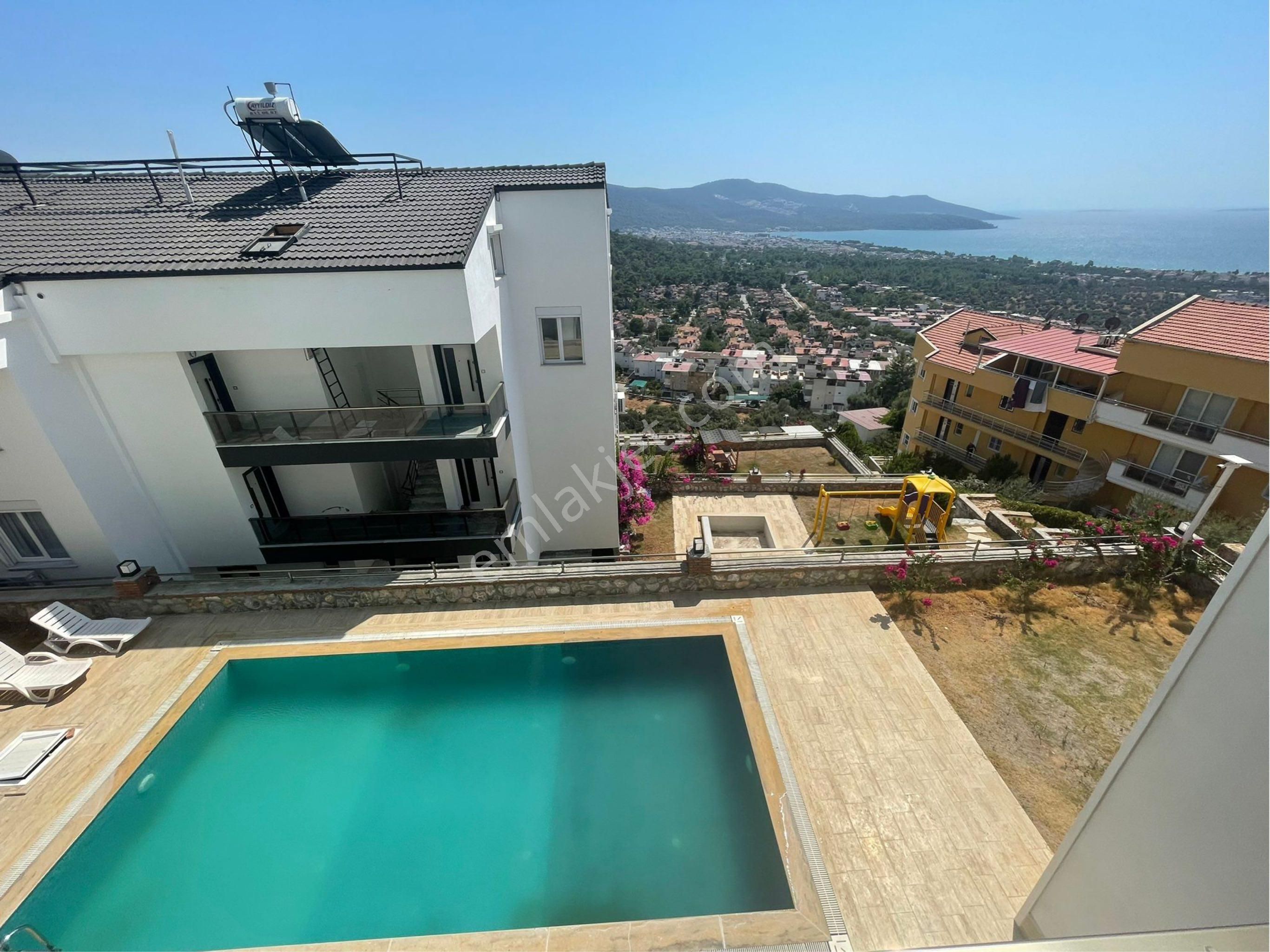 Didim Akbükte Eşyalı Ful Manzaralı 2+1 Daire - Görsel 13