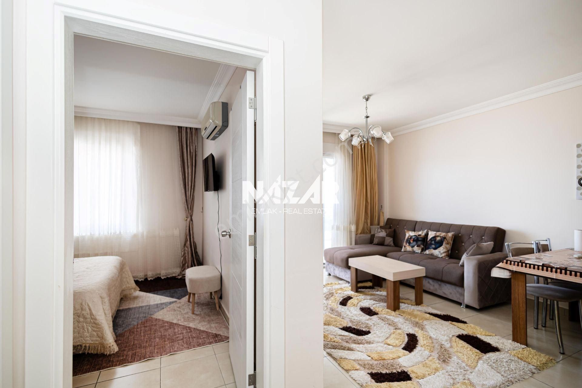 Alanya Mahmutlar'da Denize 250 Mt 1+1 Eşyalı Daire - Floria Park - Görsel 15
