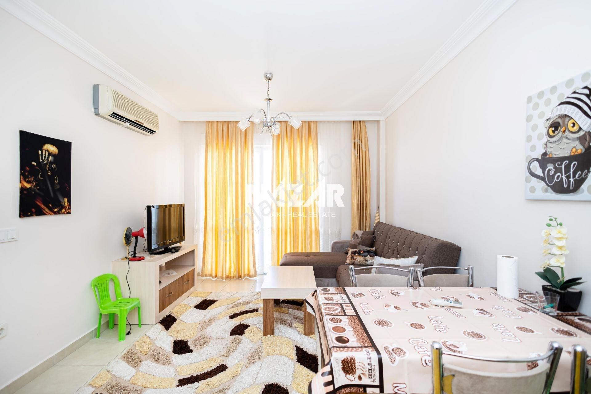 Alanya Mahmutlar'da Denize 250 Mt 1+1 Eşyalı Daire - Floria Park - Görsel 25