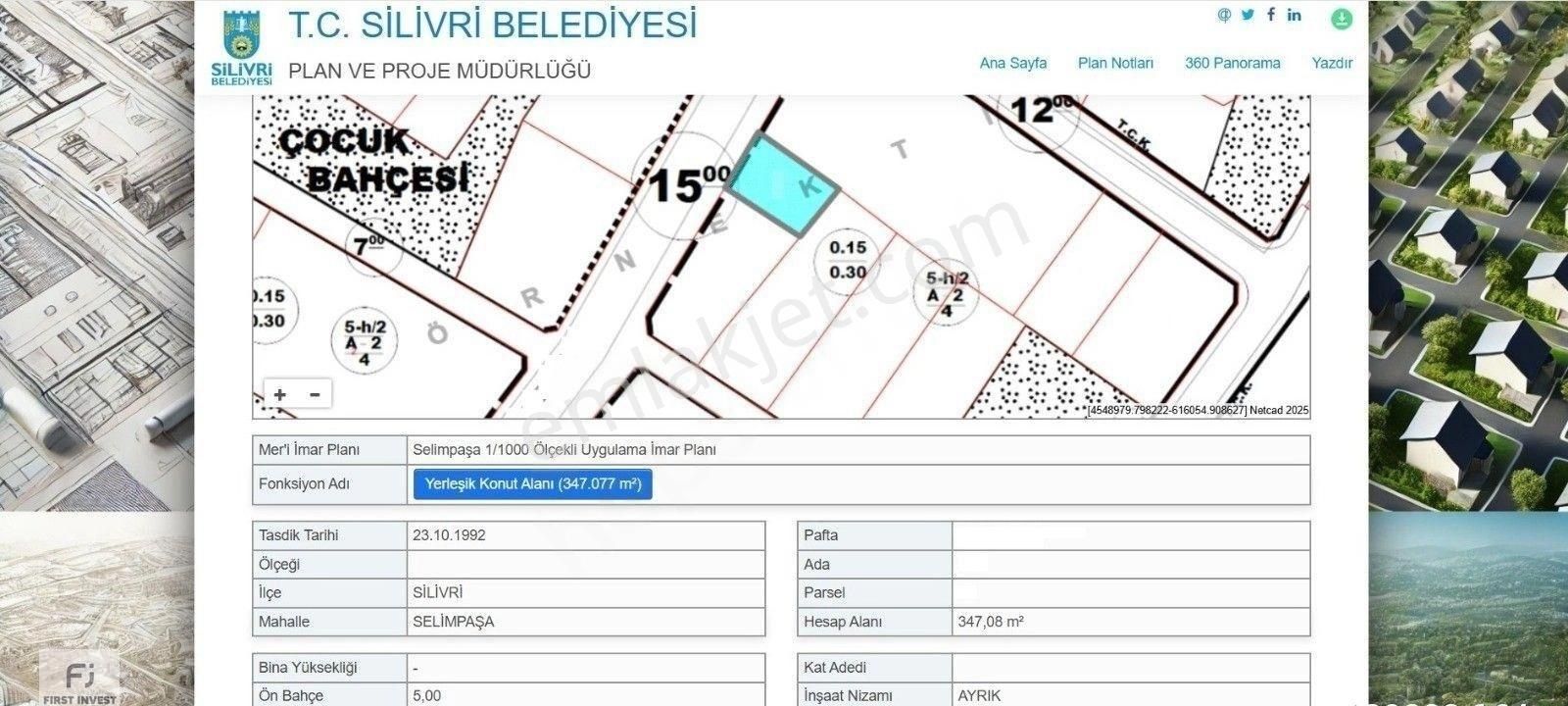 Silivri Selimpaşa'da Satılık Asfalt Cephe 347 M² Arsa - Görsel 26