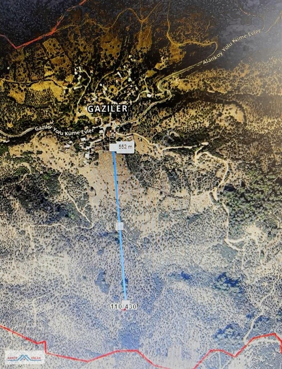İzmir Bayındır Gazilerde Yatırımlık 330m2 Satılık Zeytinlik - Görsel 2