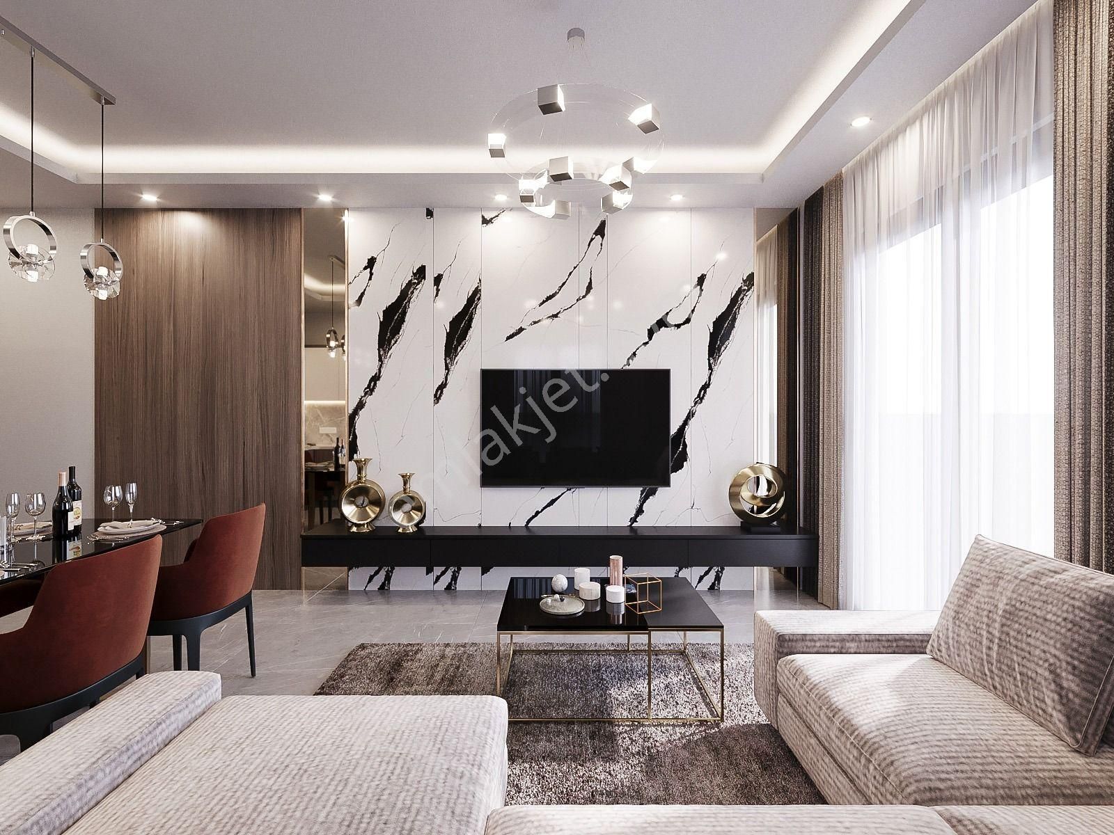 Krediye Uygun! Alanya Cikcilli'de Satılık 1+1 Amerikan Mutfak Sıfır Daire - Görsel 26