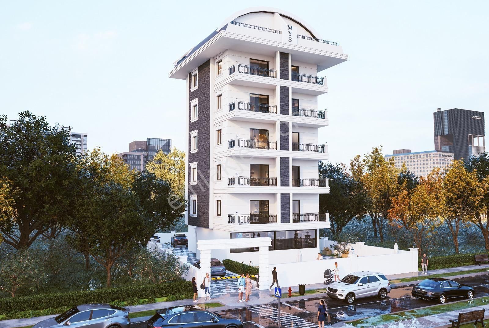 Krediye Uygun! Alanya Cikcilli'de Satılık 1+1 Amerikan Mutfak Sıfır Daire - Görsel 4