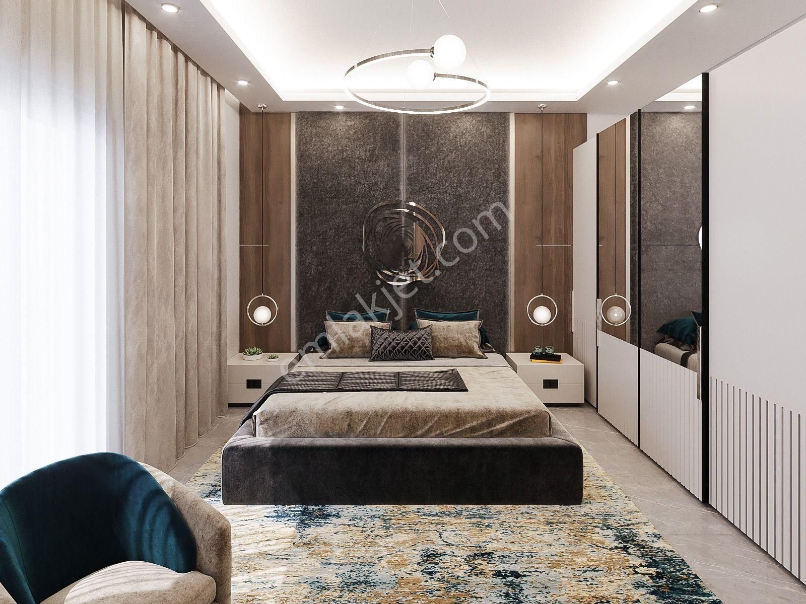 Krediye Uygun! Alanya Cikcilli'de Satılık 1+1 Amerikan Mutfak Sıfır Daire - Görsel 24