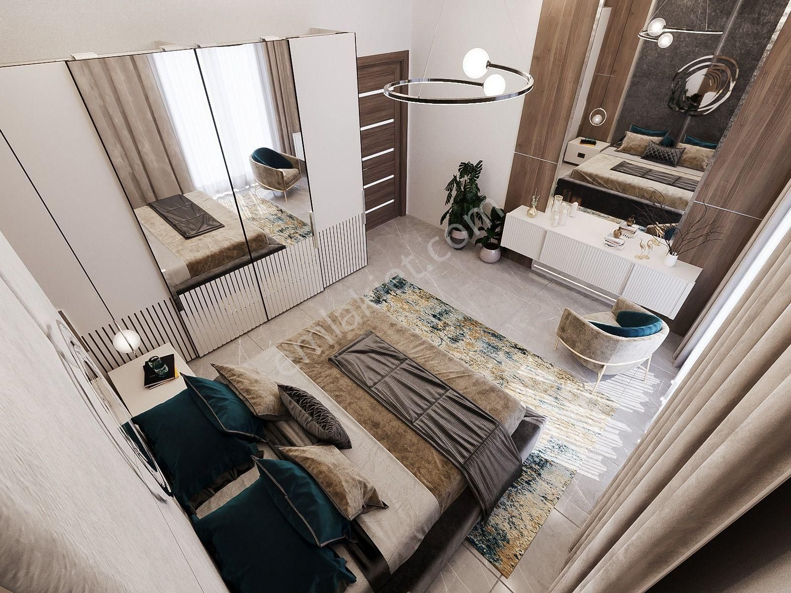 Krediye Uygun! Alanya Cikcilli'de Satılık 1+1 Amerikan Mutfak Sıfır Daire - Görsel 25