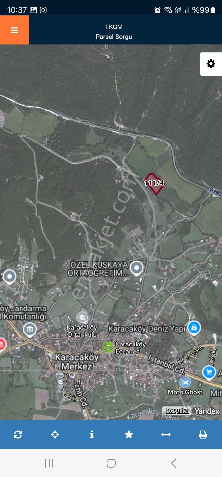 İstanbul Çatalca Karacaköyde Satılık 1276 M2 Tarla - Görsel 2