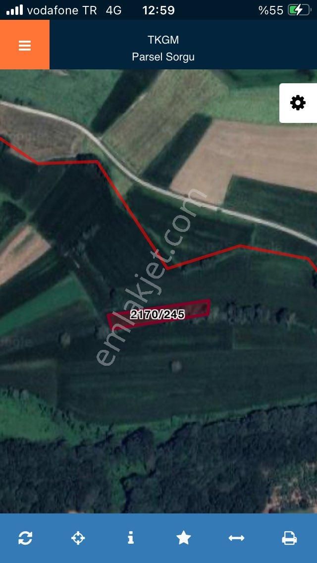 Sakarya Kayrancık Mah. Yatırımlık 1137m2 Tarla - Görsel 5