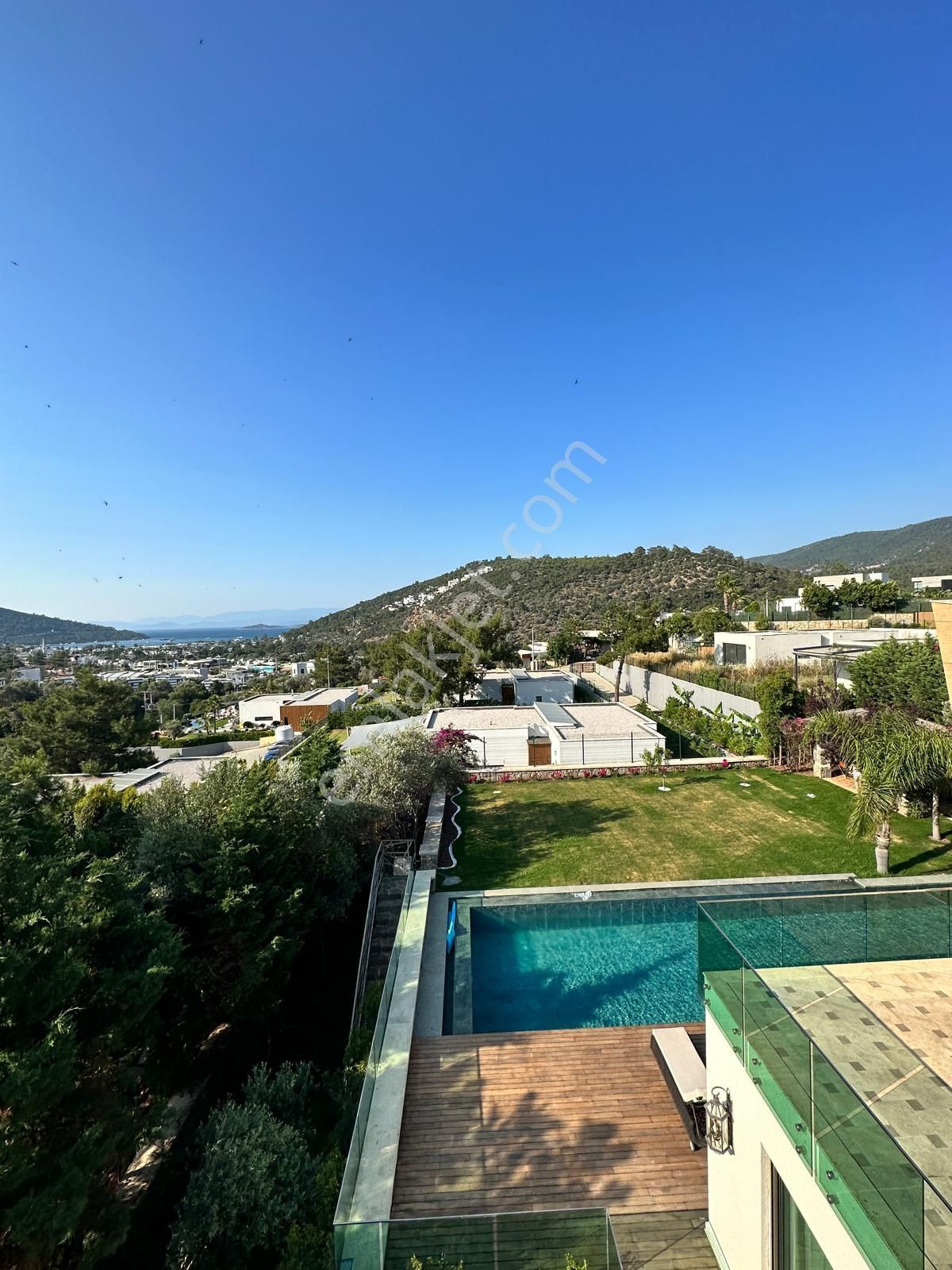 Bodrum Torba Deniz Manzaralı Özel Havuzlu Satılık Lüks Müstakil Villa - Görsel 20