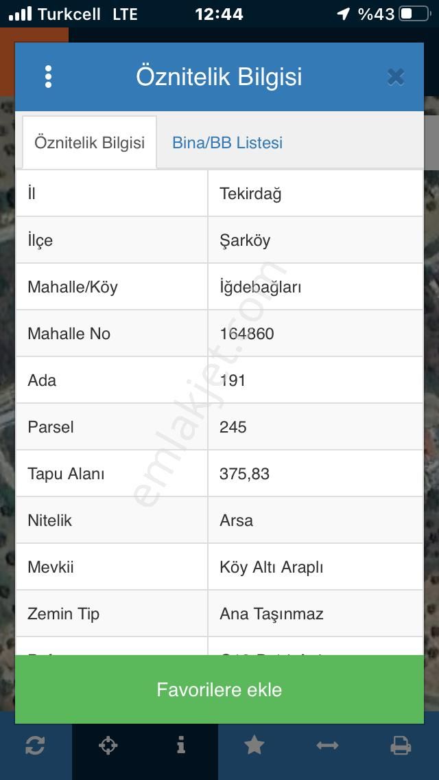 Şarköy De Işık Emlaktan İğdebağları Mah De 375 M2 0/20 İmarlı Arsa - Görsel 14