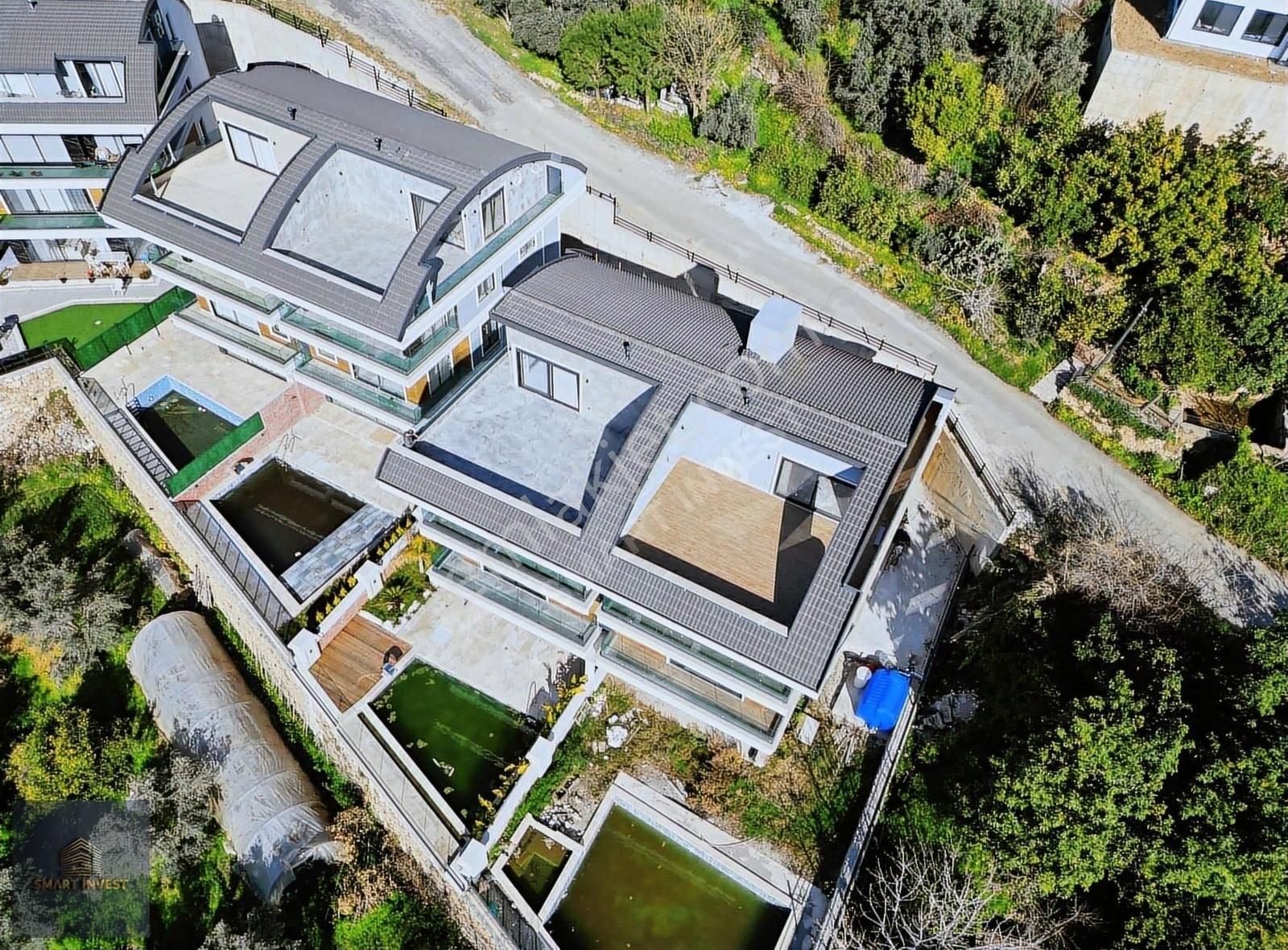 Alanya Tepe Mahallesinde Asansörlü Deniz Manzaralı 5+2 Villa - Görsel 30