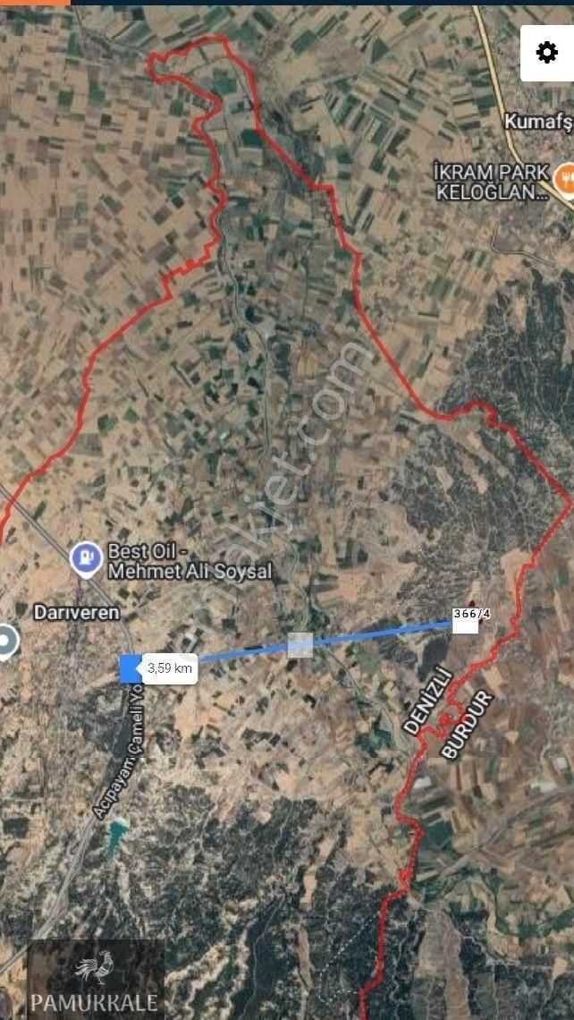Acıpayam Da Fırsat Satılık Tarla Bu Fiyata Başka Yok - Görsel 4