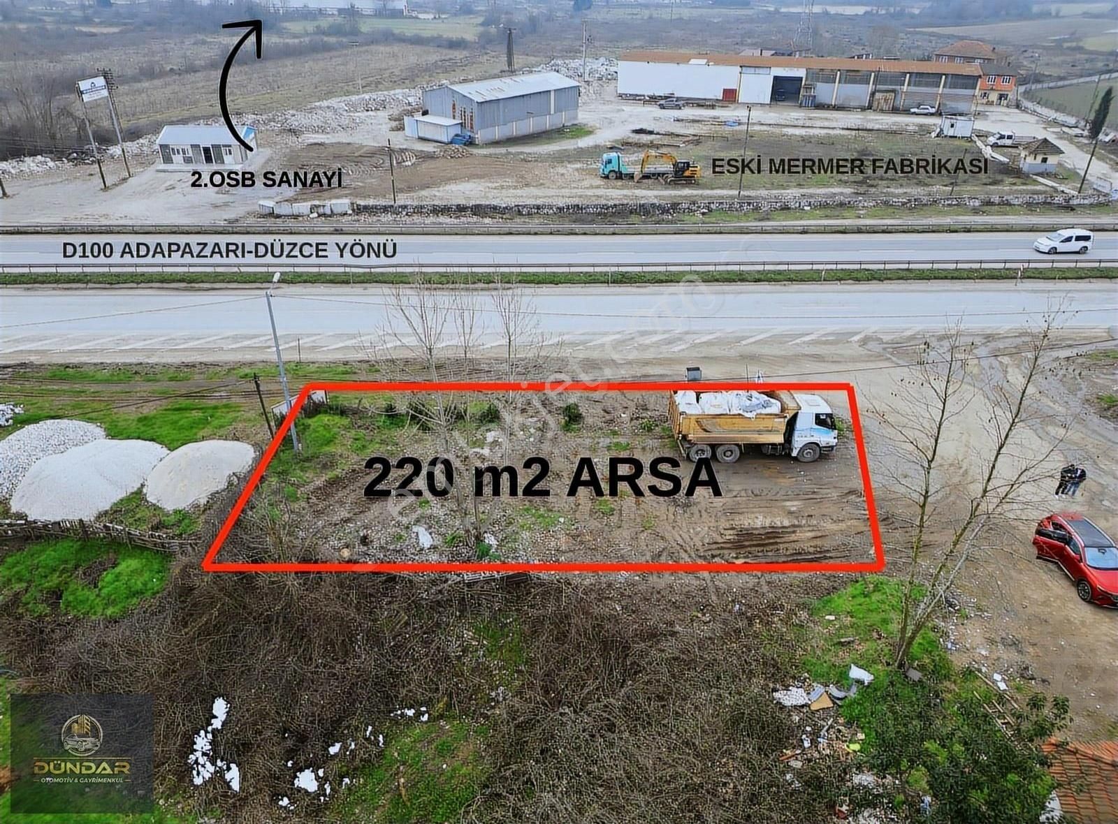 Dündar Gayrimenkul'den D100 Üstü 2.osb Karşısı Kiralık Arsa