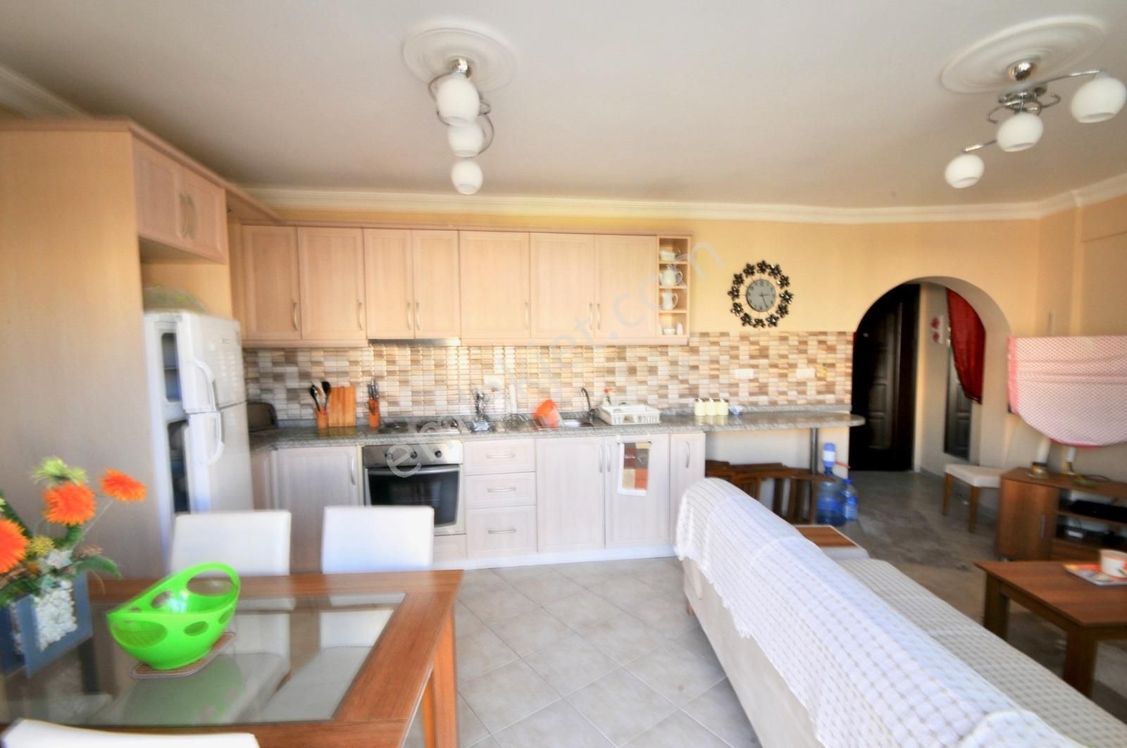 Özel Plajlı Sitede Bakımlı Lüks 2banyolu Daire Dekorlu Ön Blokta - Görsel 23