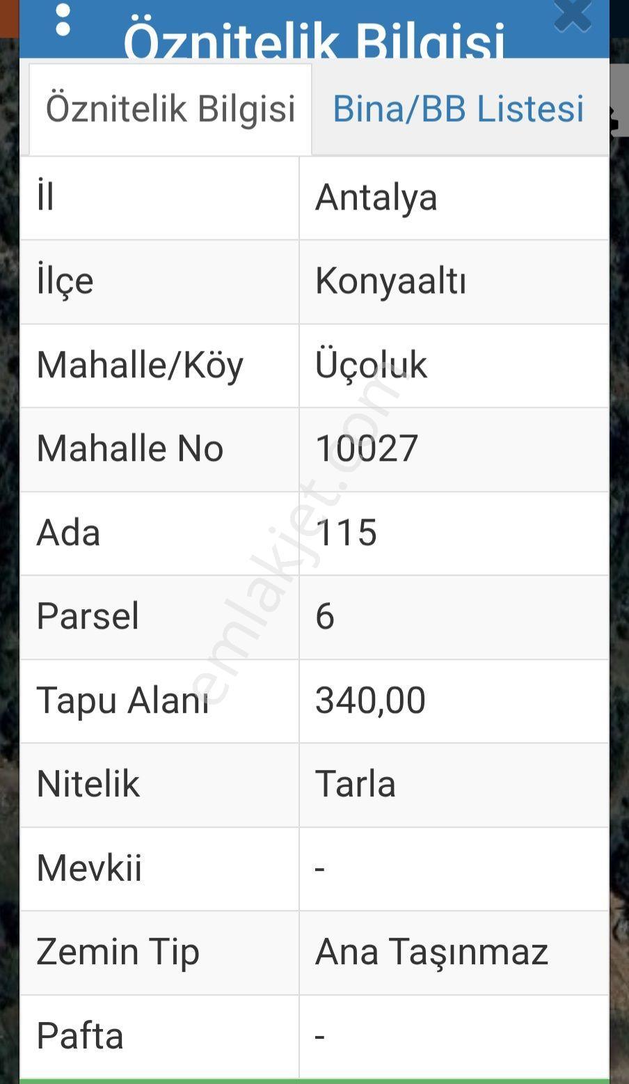 Konyaaltı Üçoluk Mahallesin De 340 M2 Satılık Villa Arsası - Görsel 3