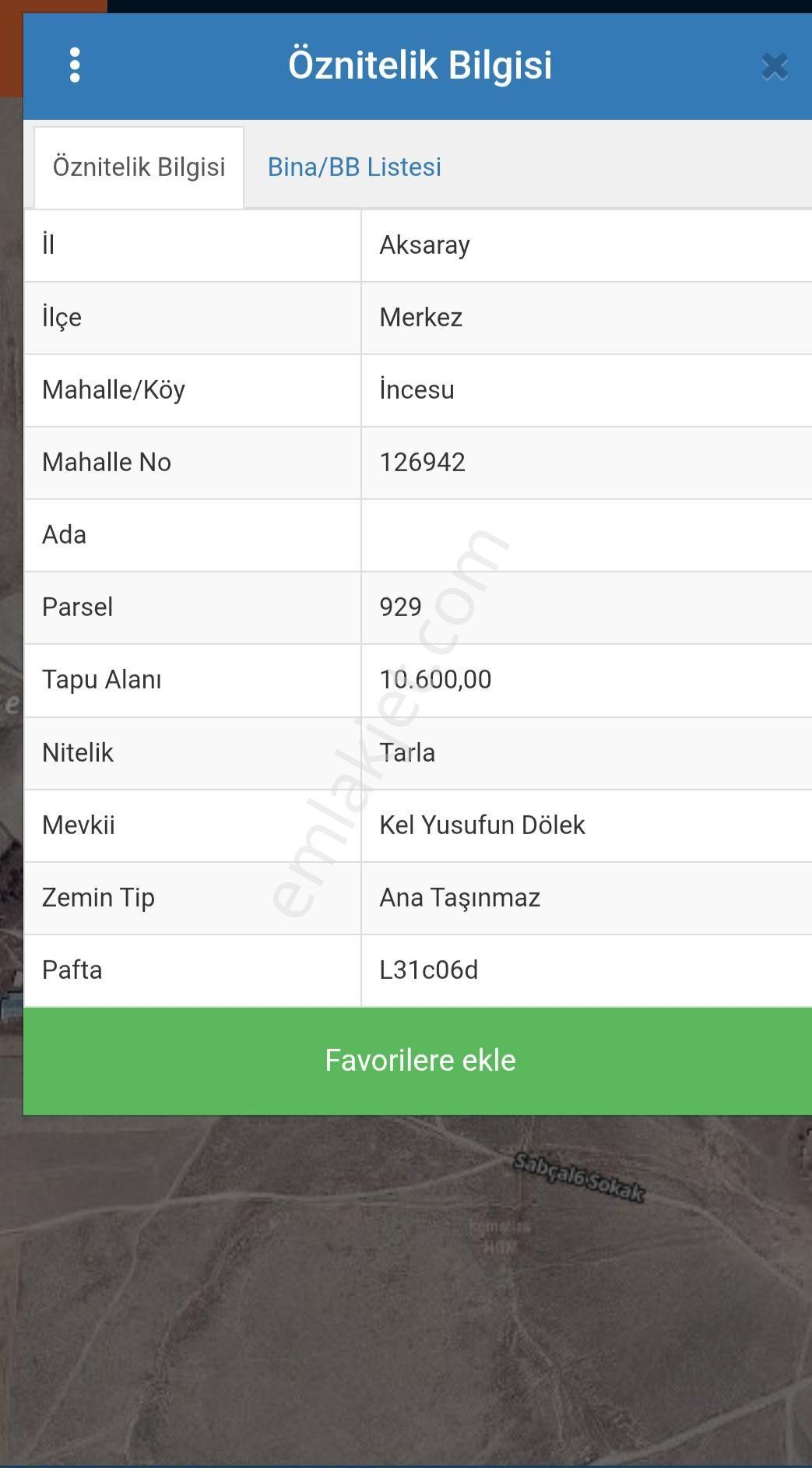 İncesu Da Fırsat Tarla