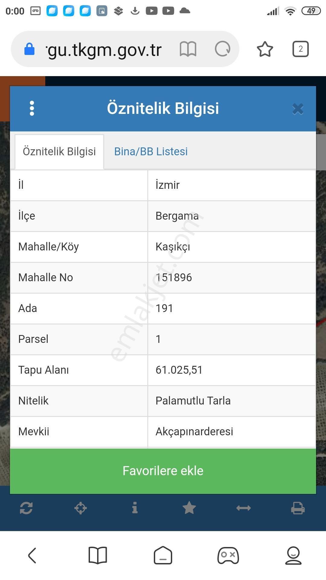 Duyar Emlak'tan Kaşıkçı'da Satılık Yatırımlık Tarla - Görsel 2