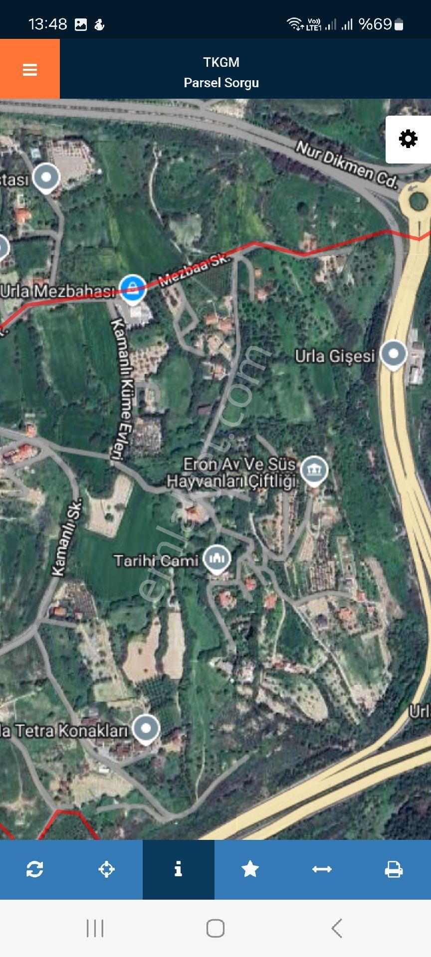 Araç Takası Olur Urla Merkeze Yakın 240 M2 Arsa Satılıktır - Görsel 2