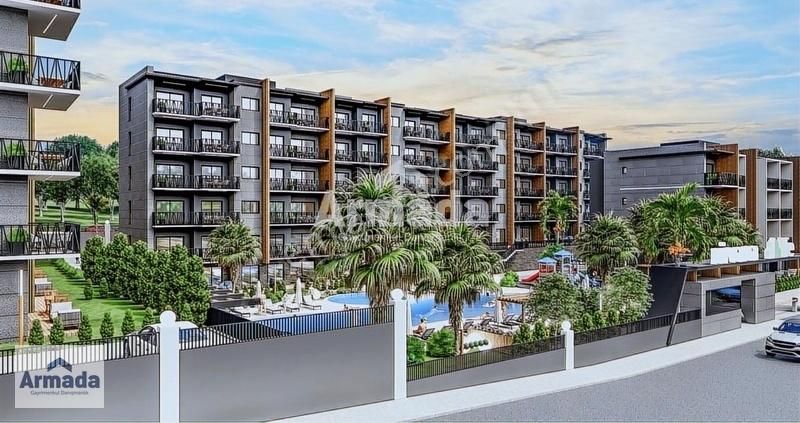 Ege Mahallesi'nde Ultra Lüks Kısmi Deniz Manzaralı 1+1 Daire - Görsel 2