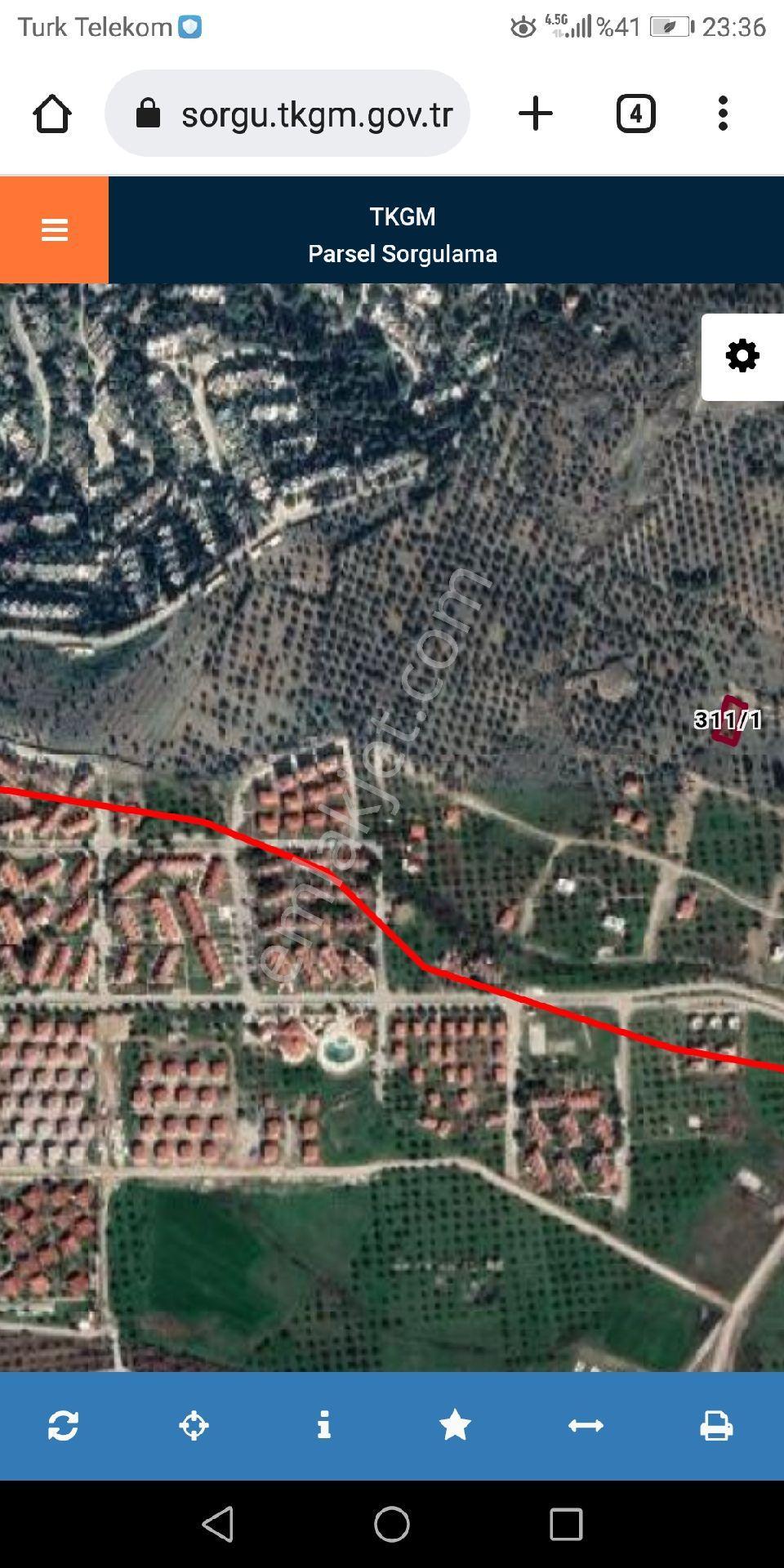 Gömeç Karaağaç Ta Satılık Villa İmarlı Arsa - Görsel 3