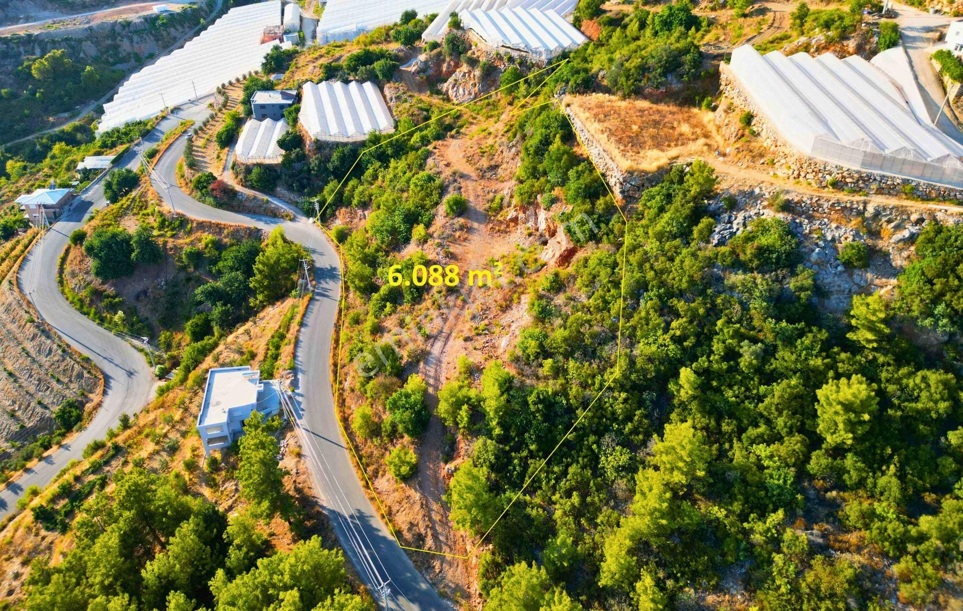 Satılık 6.088/2.500 M² Tarla Hissesi, Alanya-toslak - Görsel 5