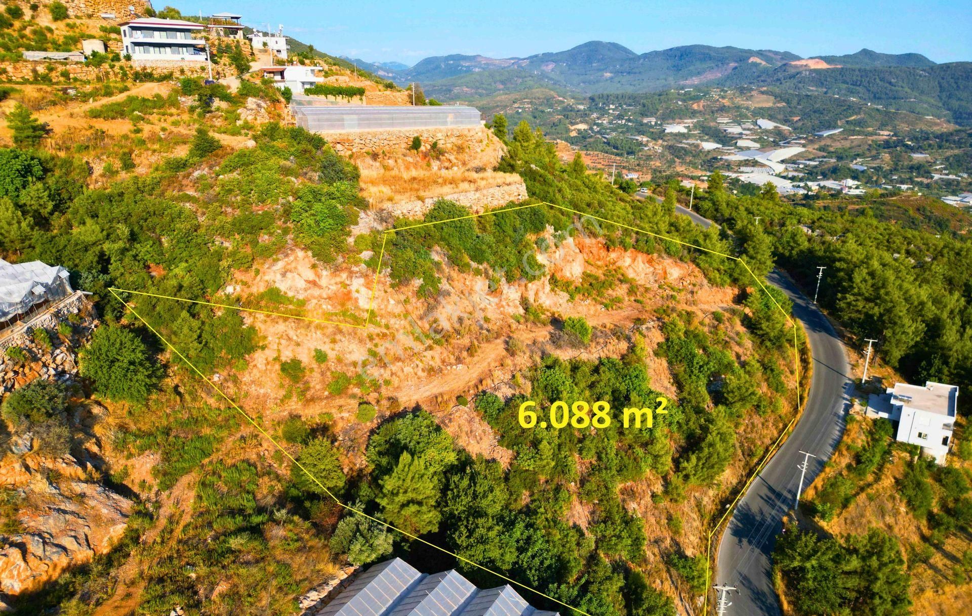 Satılık 6.088/2.500 M² Tarla Hissesi, Alanya-toslak - Görsel 10