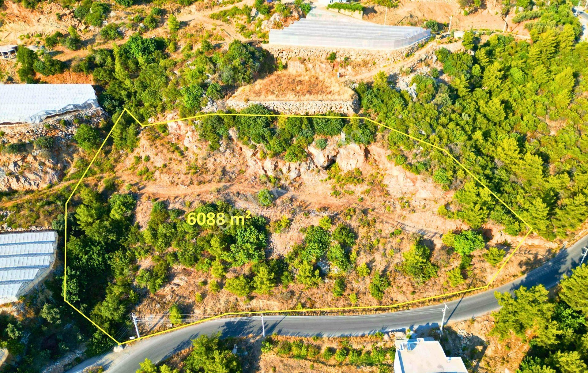 Satılık 6.088/2.500 M² Tarla Hissesi, Alanya-toslak - Görsel 2