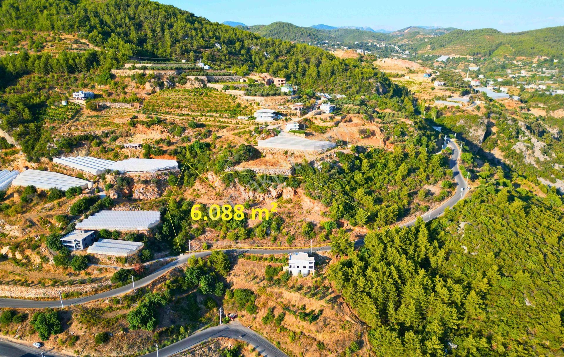Satılık 6.088/2.500 M² Tarla Hissesi, Alanya-toslak - Görsel 11