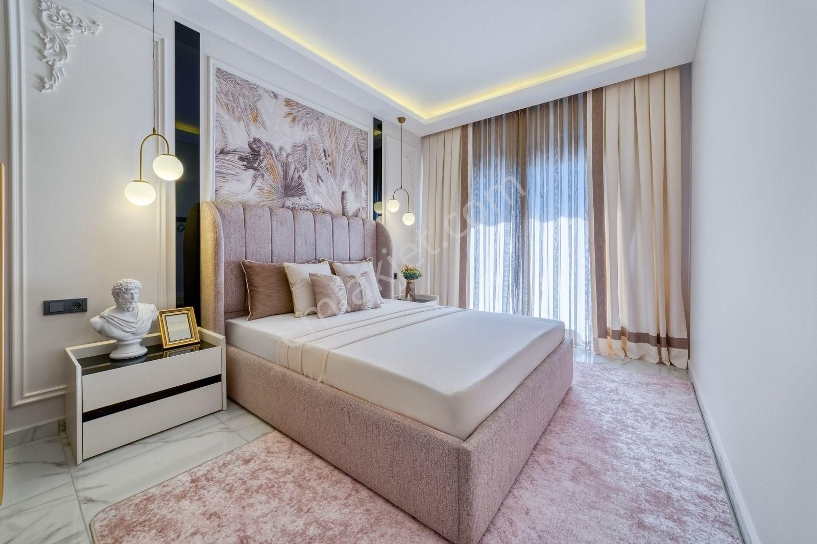 Alanya Avsallar'da Yeni Sitede İç Mimardan Tasarımlı 1+1 Daire - Görsel 11